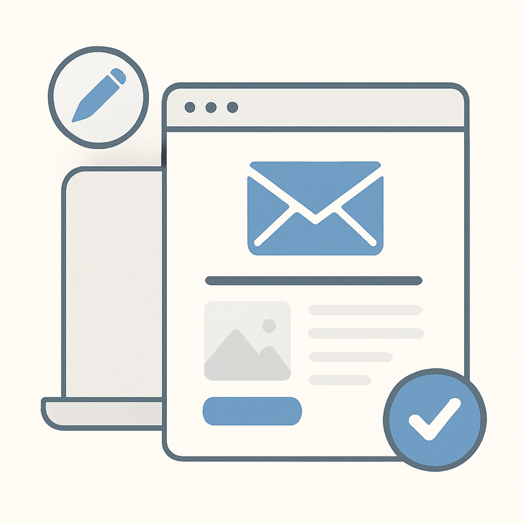 Vytvoření e-mailové šablony pro emailing a nastavení emailingu