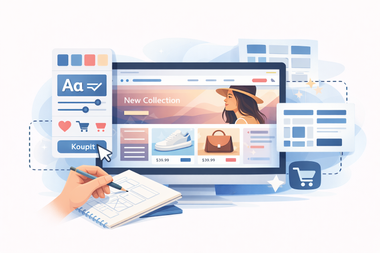 Navržení celkového designu eshopu